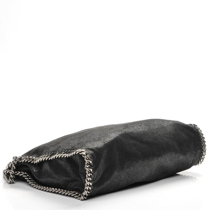 Stella McCartney Shaggy Deer Falabella Fold Over Tote Black 4 of 6