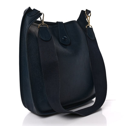 Hermes Courchevel Evelyne GM Bleu Marine 3 of 8