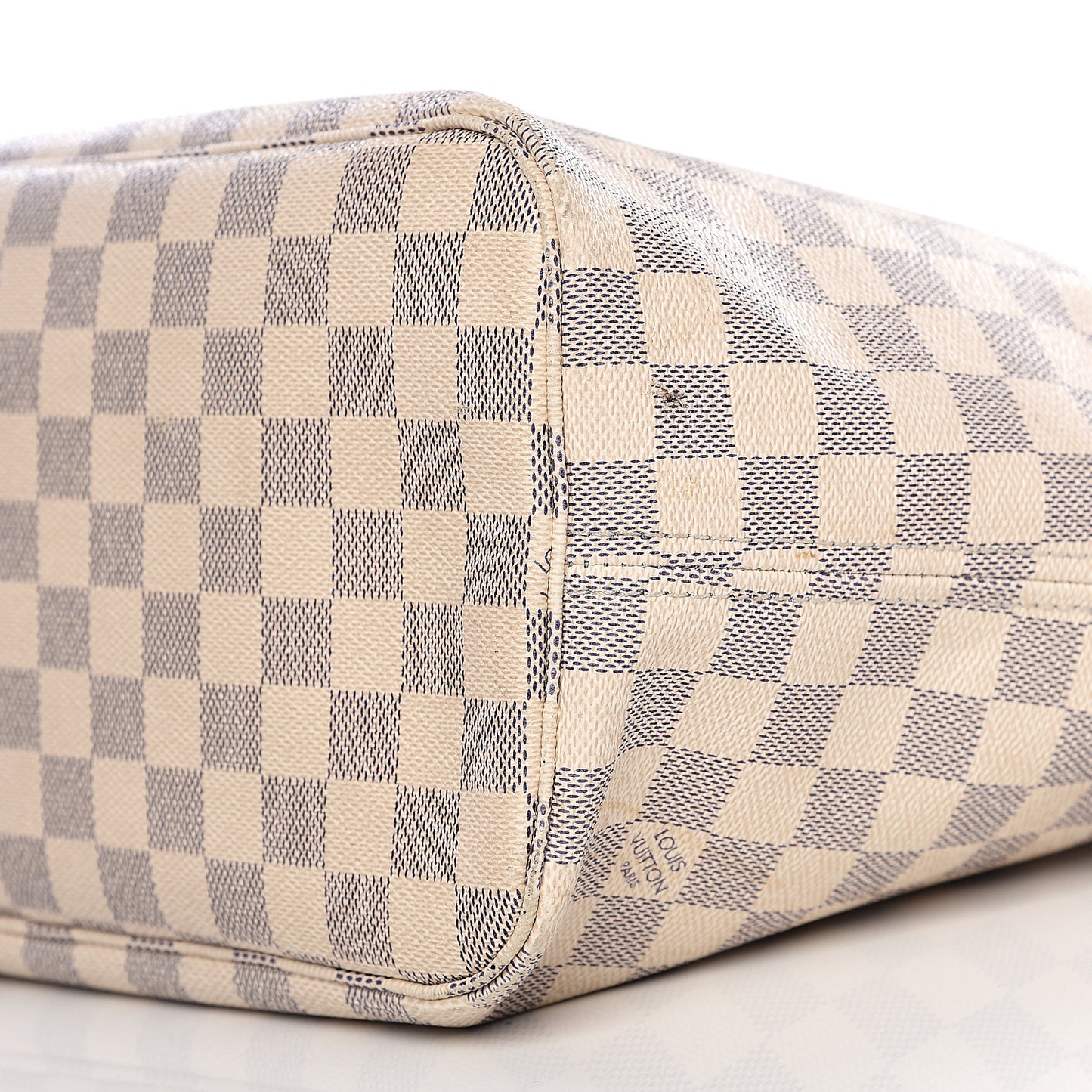 Damier Azur Neo Neverfull MM Rose Ballerine
