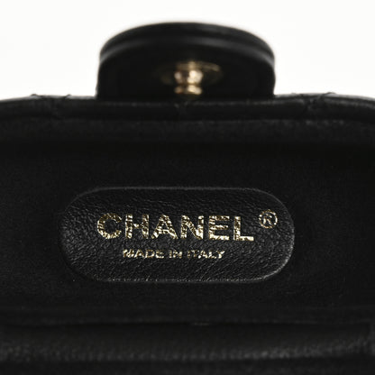 Chanel Lambskin Quilted Airpods Pro Case With Chain Black 4 of 8
