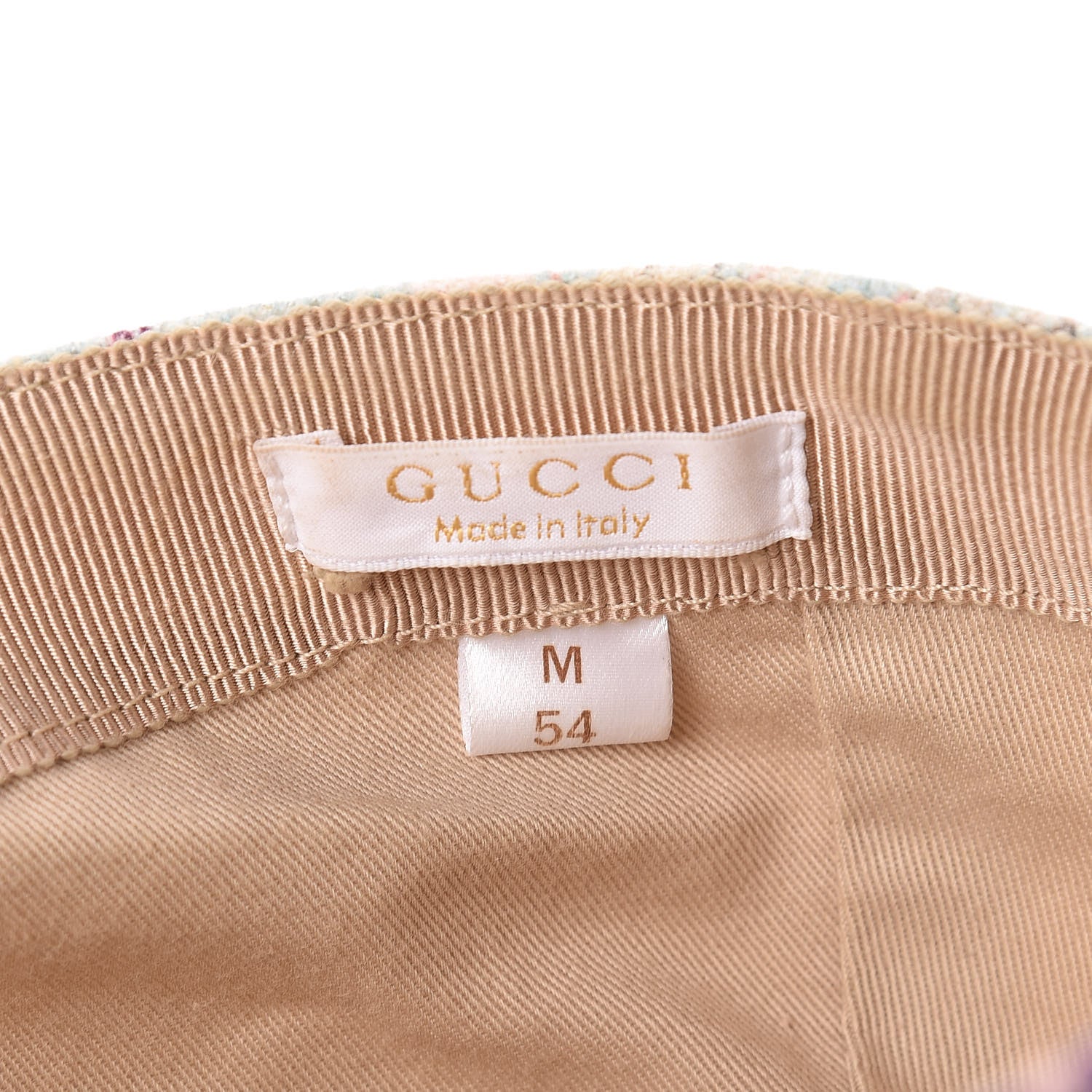 Gucci Canvas Childrens Olympus Pop St Flora Baseball Hat M Honeydew 6 of 6