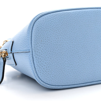 Gucci Dollar Calfskin Small GG Charm Dome Bag Mineral Blue 9 of 11