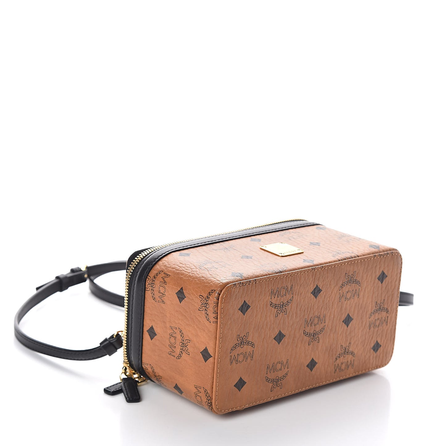 Visetos Vanity Case Cognac Black