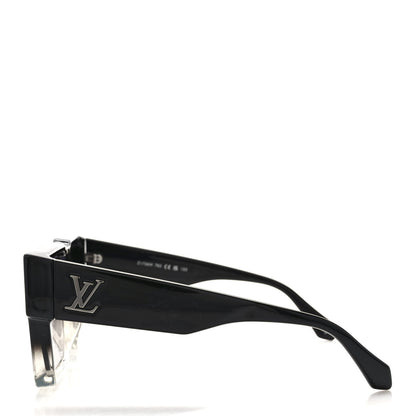 Louis Vuitton Acetate Swarovski Crystal Cyclone Sunglasses Z1736W Black 3 of 9