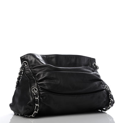 Chanel Lambskin Large Sharpei Shoulder Bag Black 3 of 9