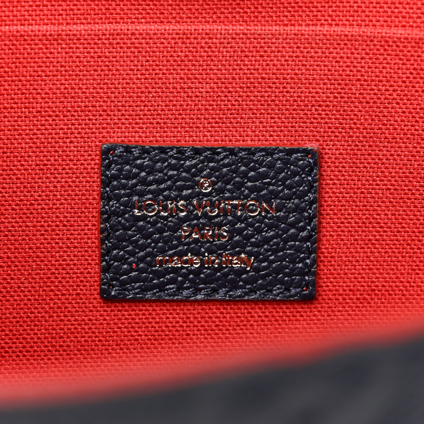 Empreinte Pochette Felicie Chain Wallet Marine Rouge