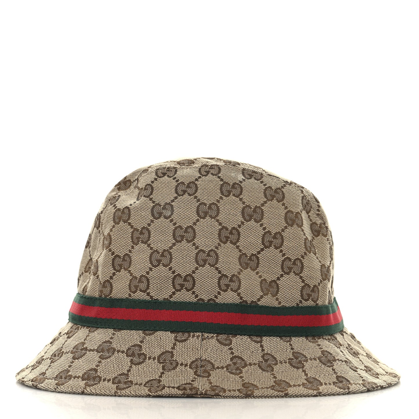 Monogram Web Bucket Hat L Brown