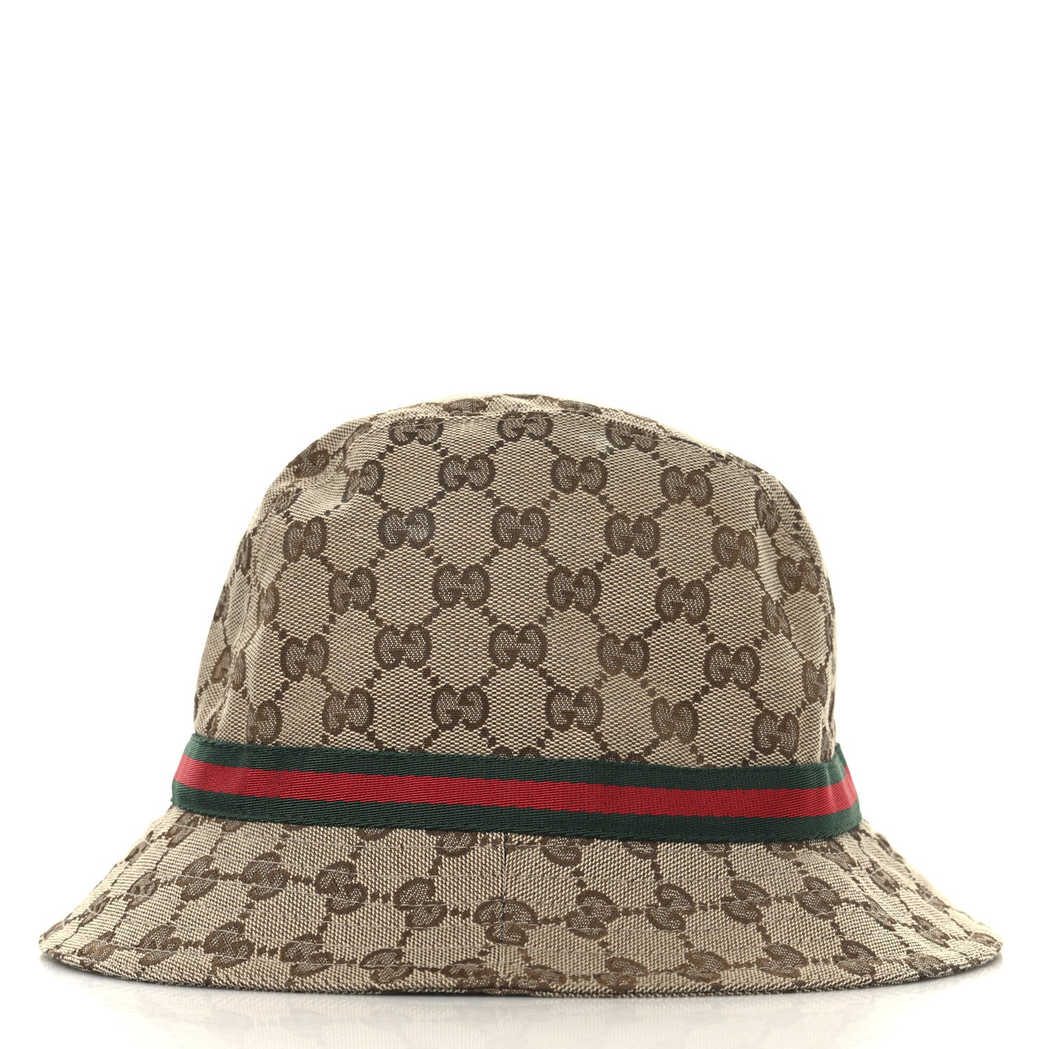 Gucci Monogram Web Bucket Hat L Brown 6 of 10