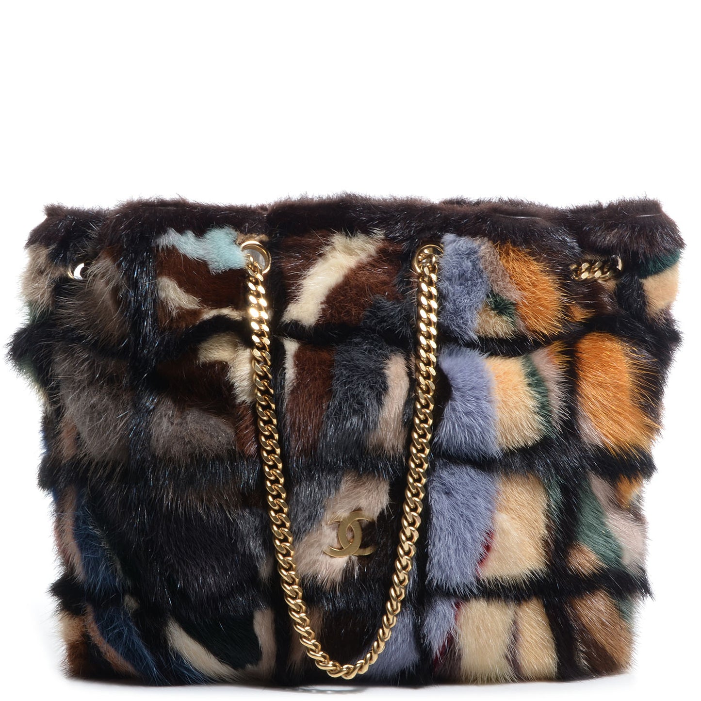 Multicolor Mink Fur