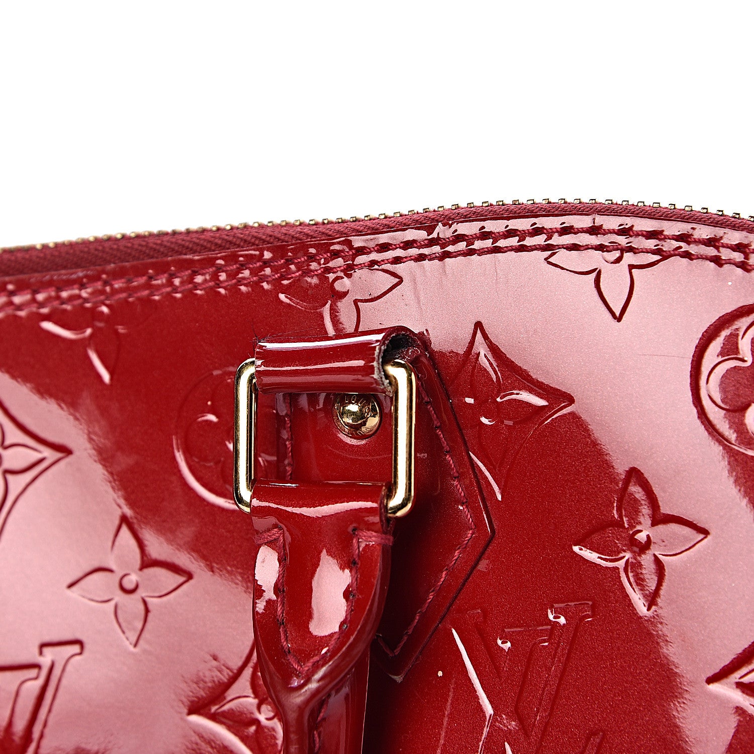 Louis Vuitton Vernis Alma GM Pomme D'Amour 17 of 22