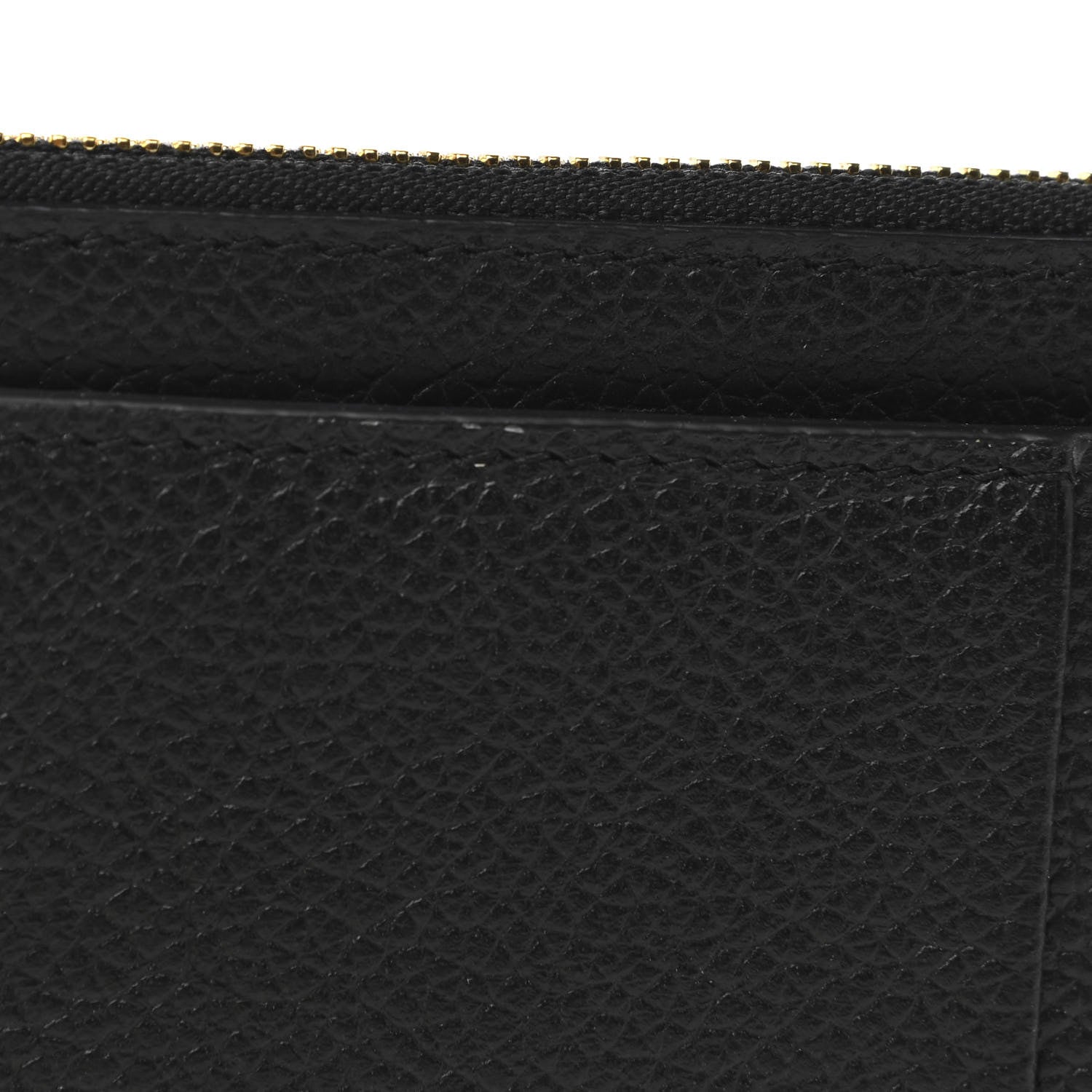Balenciaga Grained Calfskin Logo Large Cash Long Coin Card Holder Black White 7 of 8