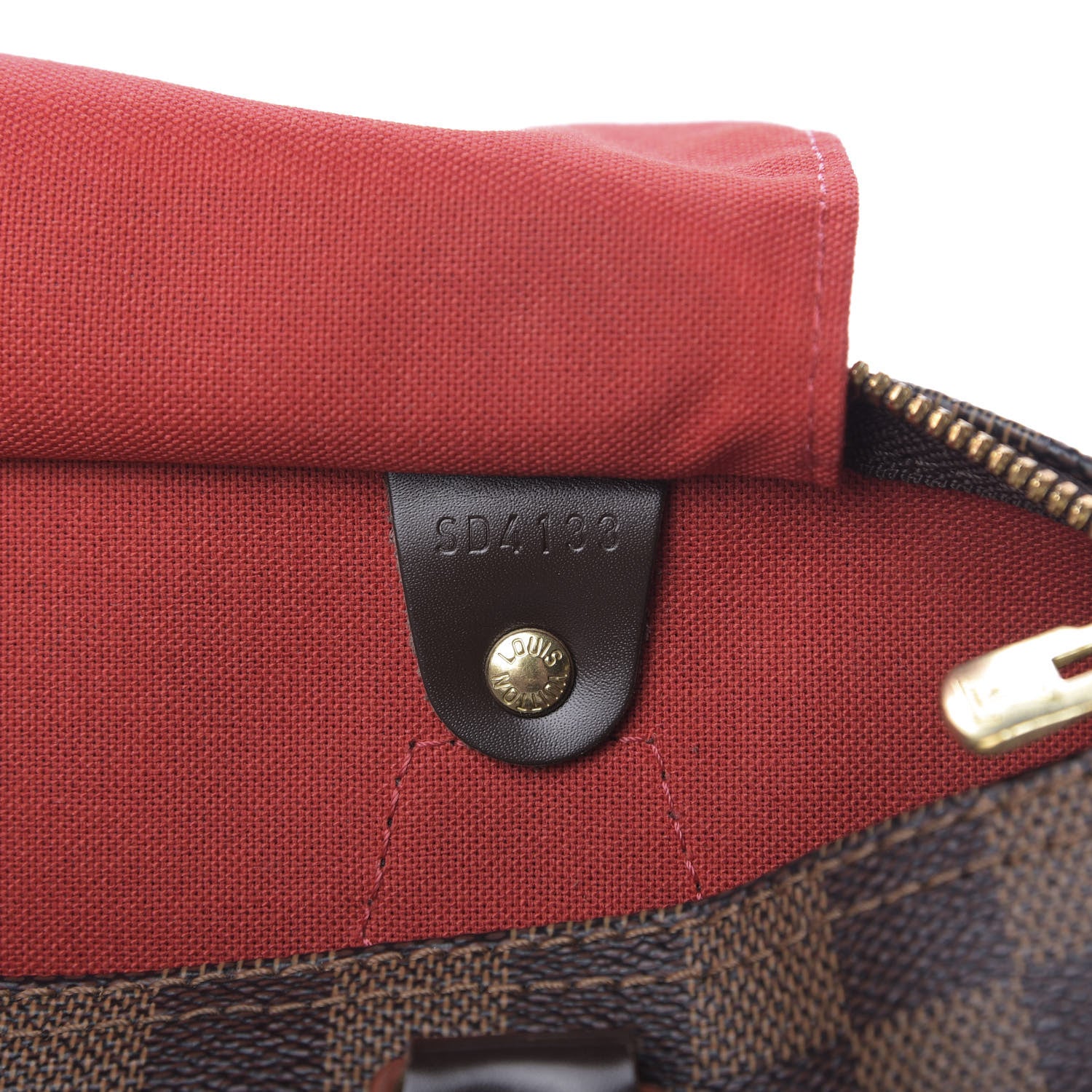 Louis Vuitton Damier Ebene Speedy Bandouliere 30 9 of 9