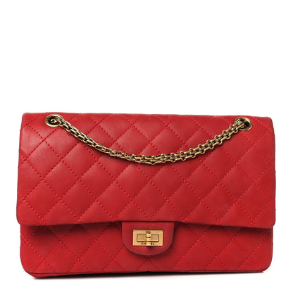 Chanel Iridescent Calfskin Quilted 2.55 Reissue 226 Flap Red 1 of 11