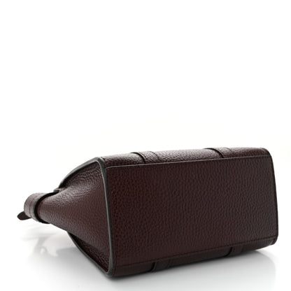 Mulberry Grain Vegetable Tanned Calfskin Micro Zipped Bayswater Oxblood 4 of 10