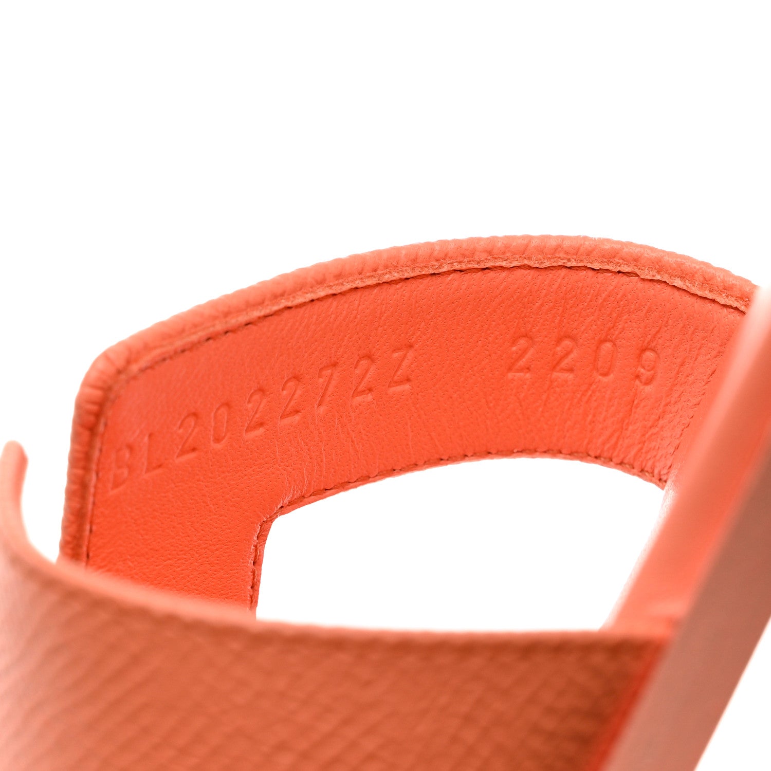 Hermes Epsom Oran Sandals 37 Orange Poppy 6 of 11