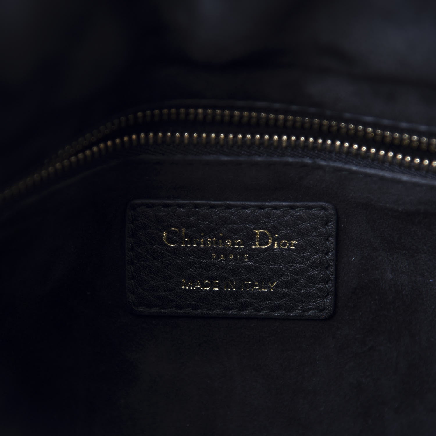 Christian Dior Grained Calfskin Cannage Medium Supple Lady Dior Black 8 of 11