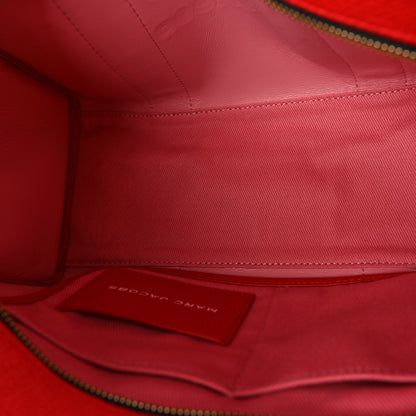Marc Jacobs Grained Calfskin Medium The Tote Bag True Red 5 of 11