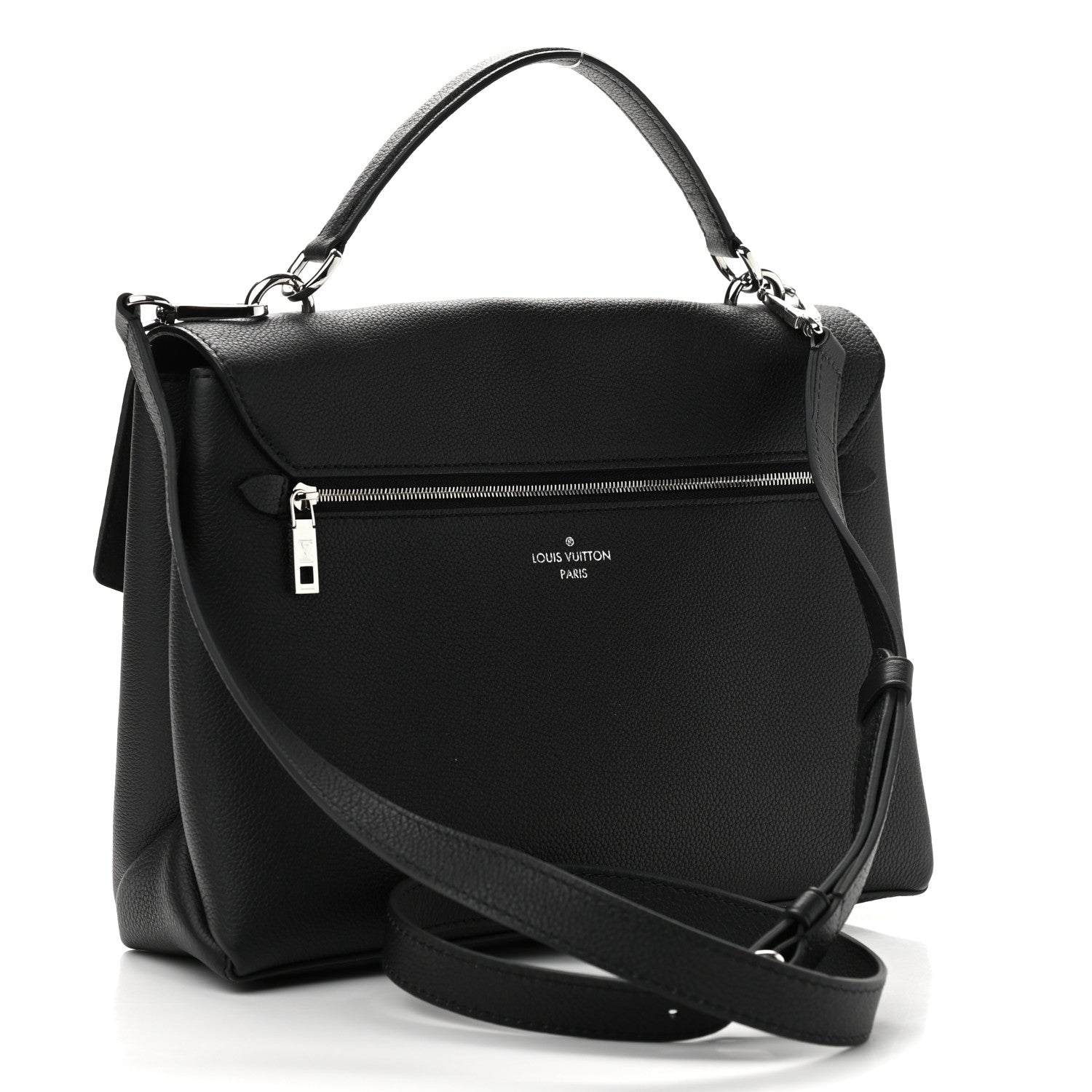 Louis Vuitton Soft Calfskin My Lockme Top Handle Black 3 of 9