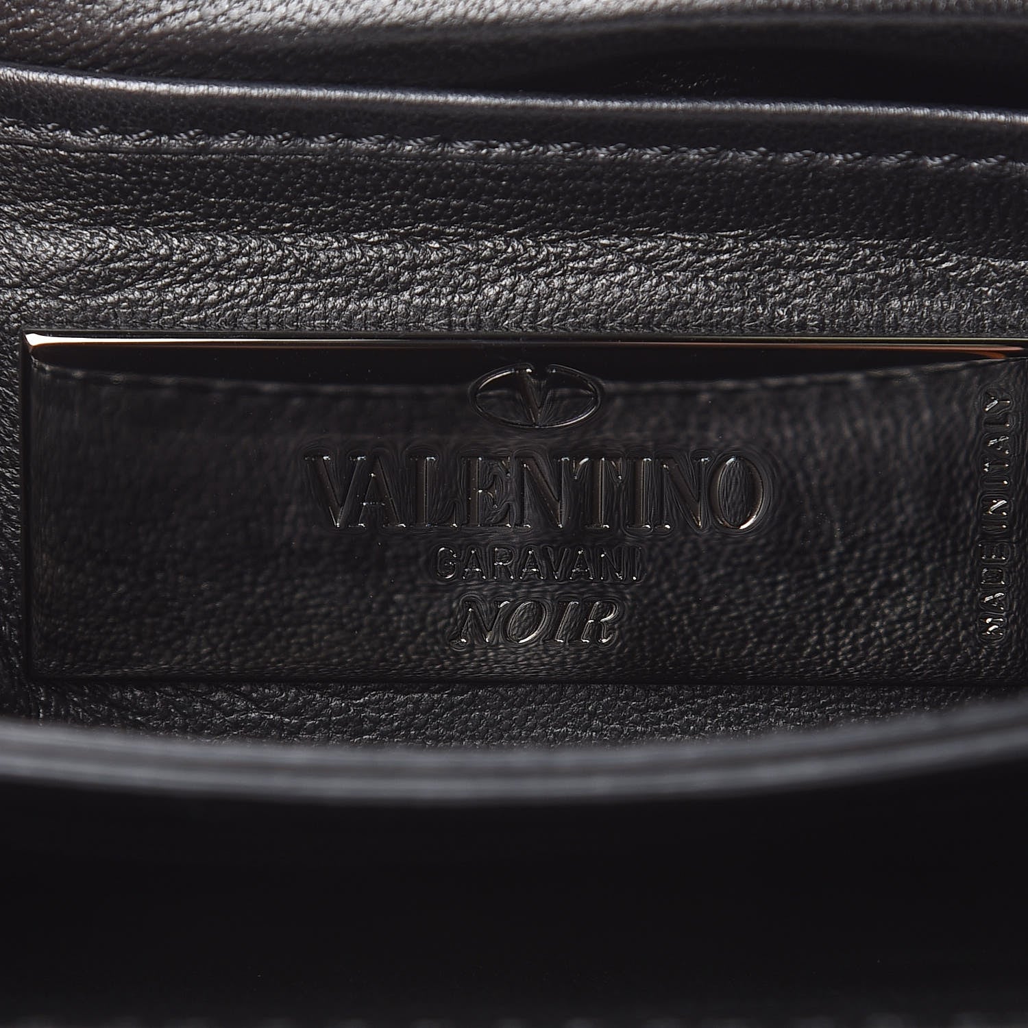 Valentino Garavani Nappa Crystal Encrusted Studs Va Va Voom Shoulder Bag Black 6 of 13