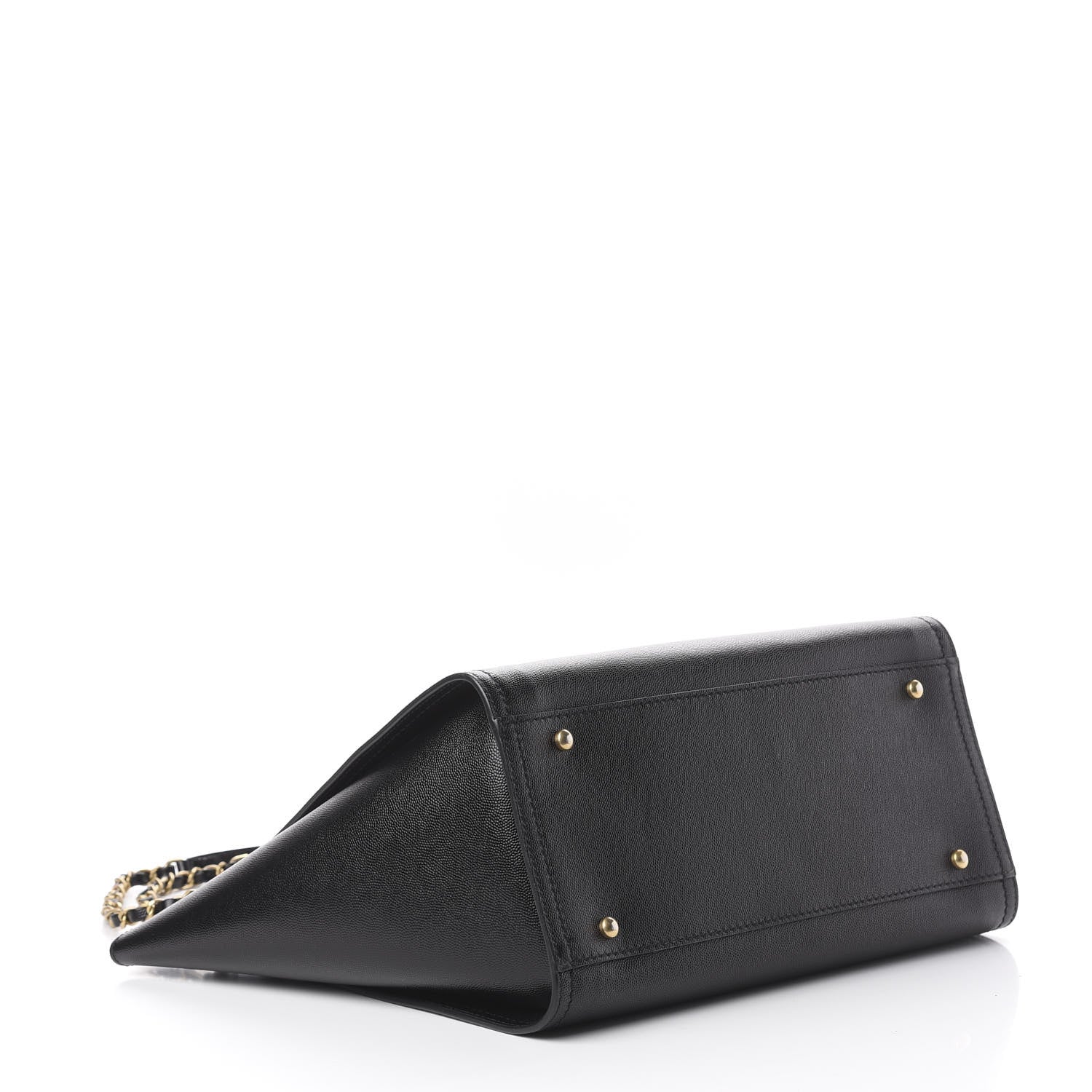 Chanel Caviar Small Studded Deauville Tote Black 3 of 11