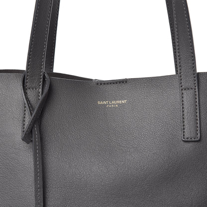 Saint Laurent Calfskin Large Shopping Tote Dark Grey 11 of 11