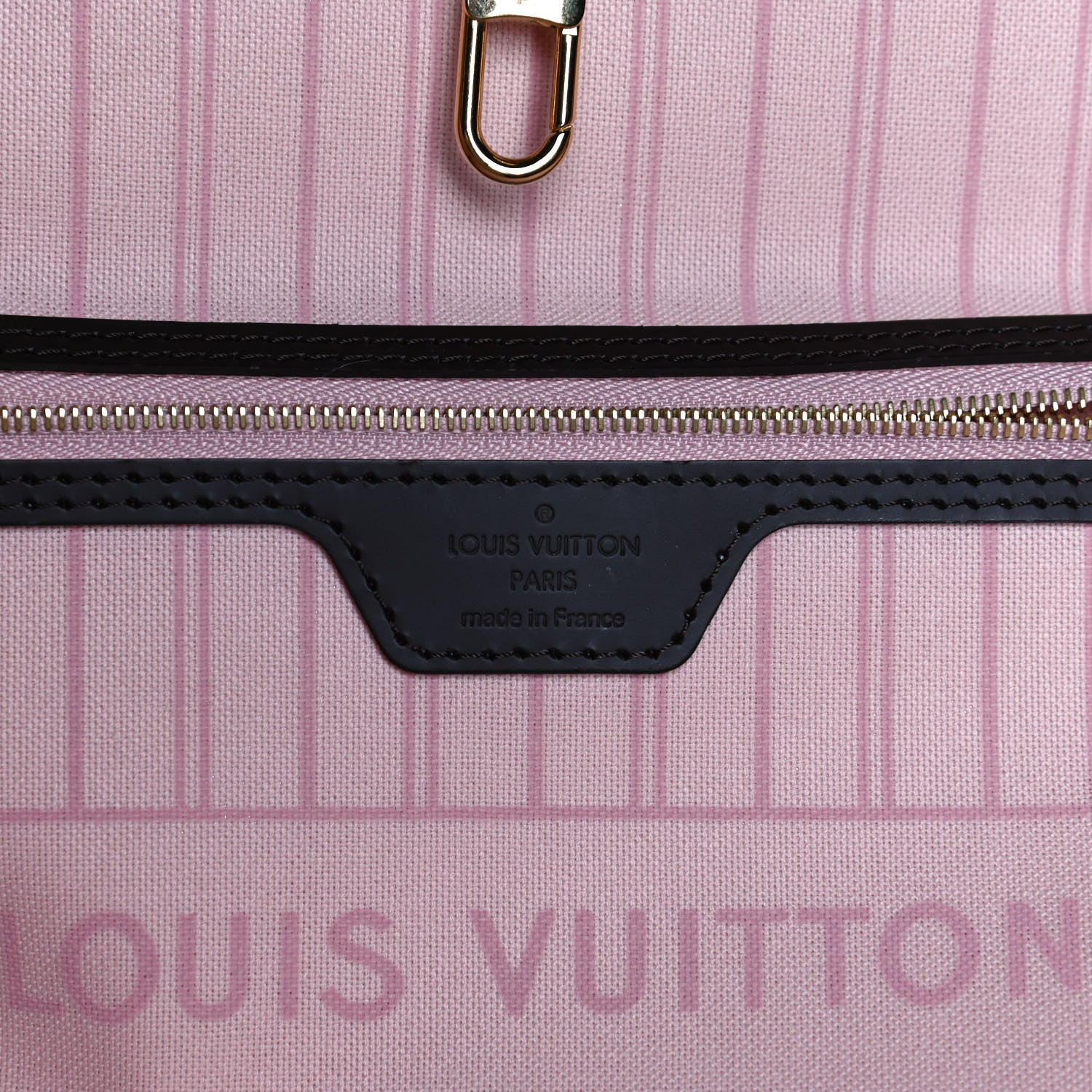 Louis Vuitton Damier Ebene Neo Neverfull MM Rose Ballerine 6 of 13