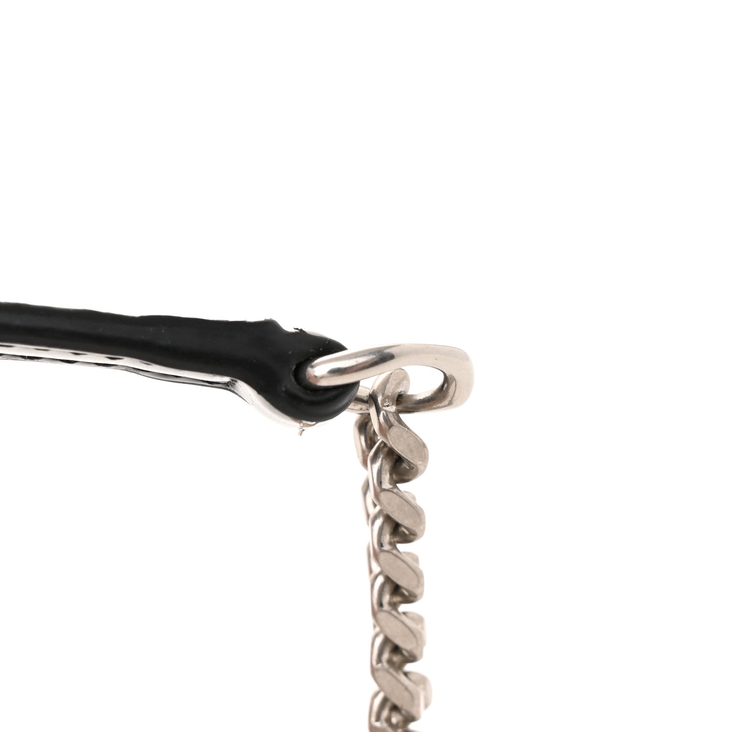 Saint Laurent Shiny Calfskin Monogram Mini Lou Camera Bag Black 13 of 14