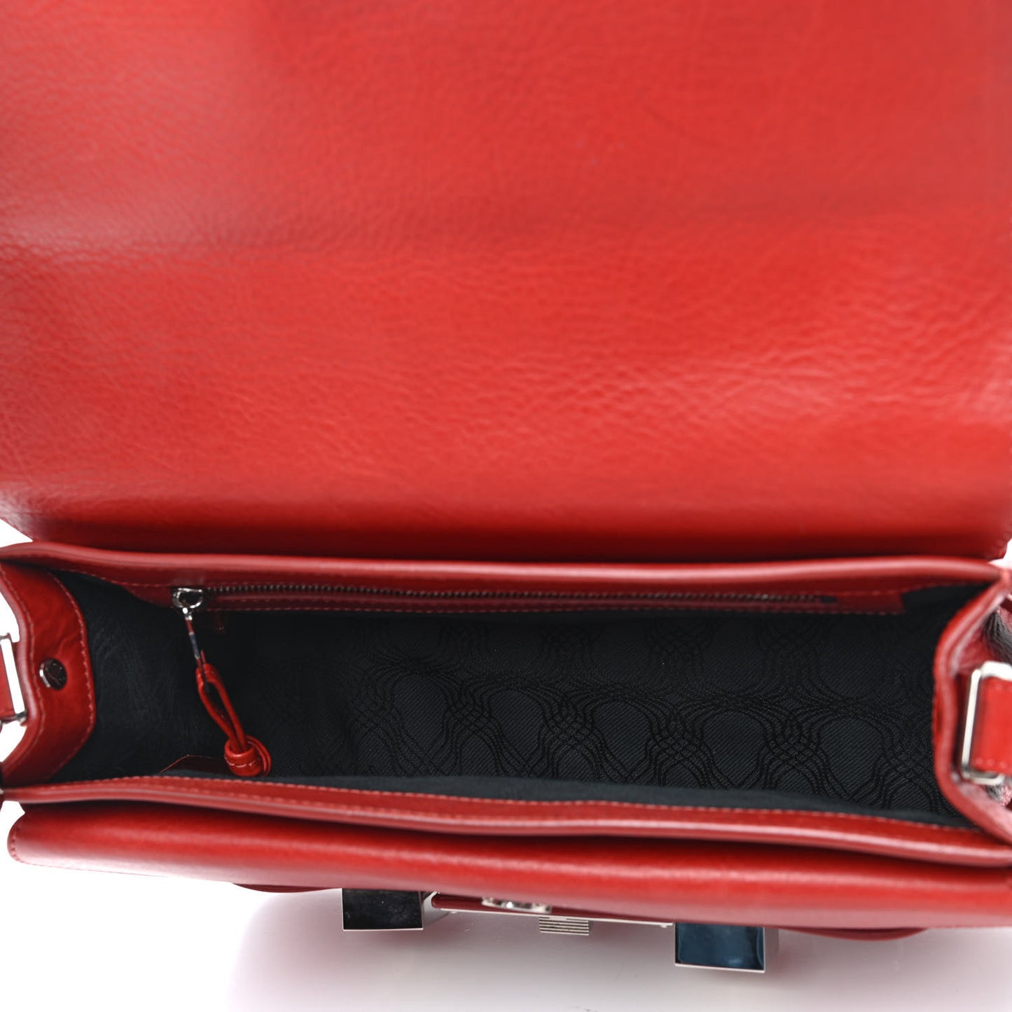 Calfskin Mini PS11 Classic Shoulder Bag Red