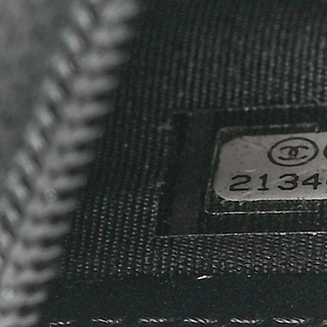Caviar Large Timeless CC Zip Around Wallet Black