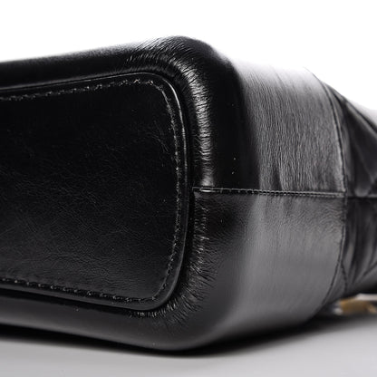 Chanel Aged Calfskin Quilted Medium Gabrielle Hobo Black 9 of 9