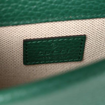 Gucci Dollar Calfskin Crystal Mini Dionysus Top Handle Bag Emerald 6 of 10