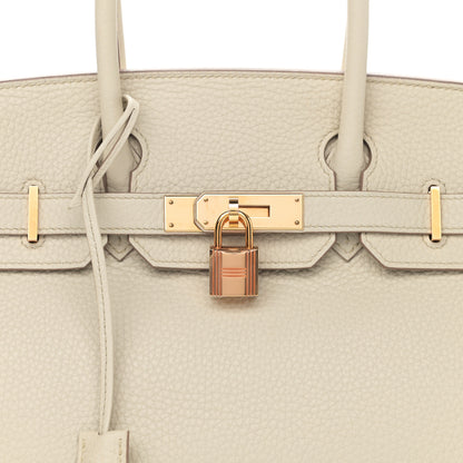 Hermes Taurillon Clemence Birkin 30 Nata 8 of 14