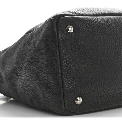 Prada Vitello Daino Shopping Tote Black 10 of 17