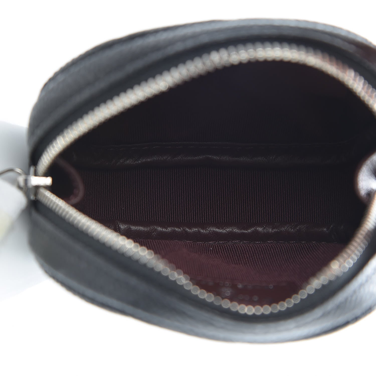 Chanel Caviar Quilted Zip Around Classic Coin Purse Black 5 of 8