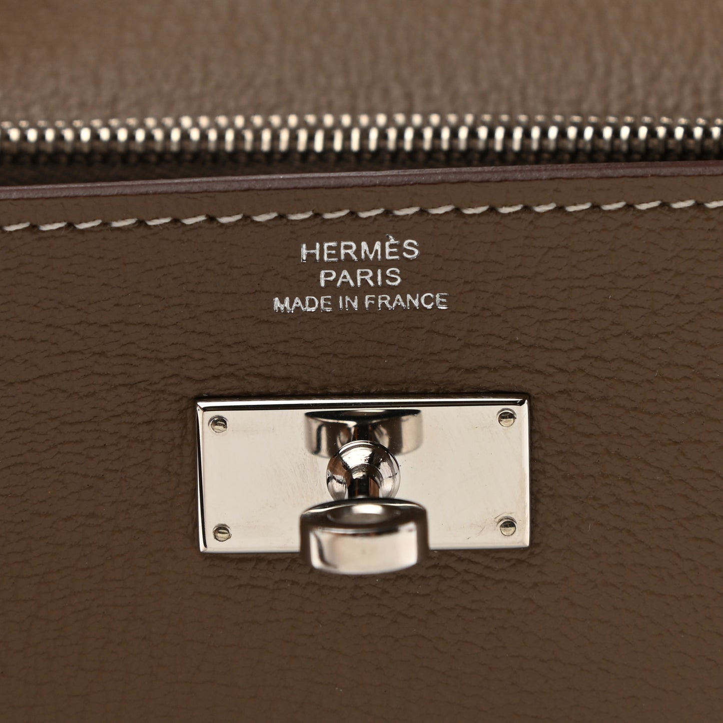 Chevre Mysore Kelly Longue Wallet Etoupe