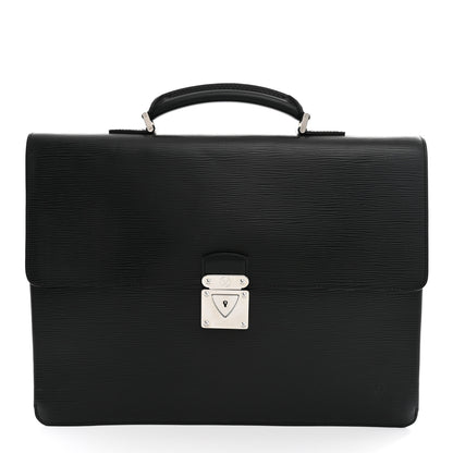 Louis Vuitton Epi Robusto 2 Compartment Briefcase Black 1 of 11