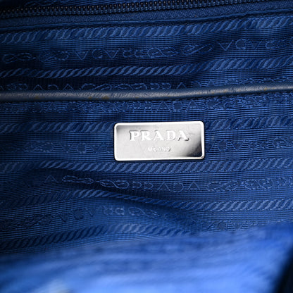 Prada Tessuto Nylon Saffiano Tote Cobalto 6 of 14