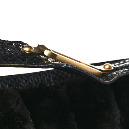 Jimmy Choo Mink Fur Snakeskin Hobo Brown 9 of 13