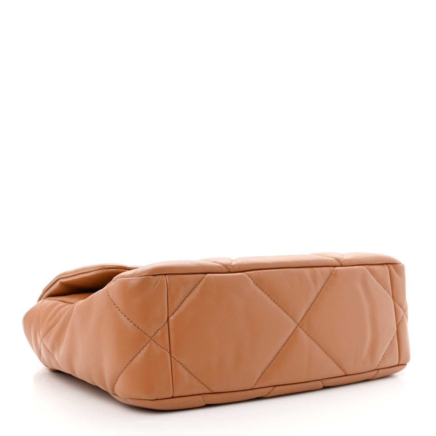Chanel Lambskin Quilted Medium Chanel 19 Flap Brown 4 of 13