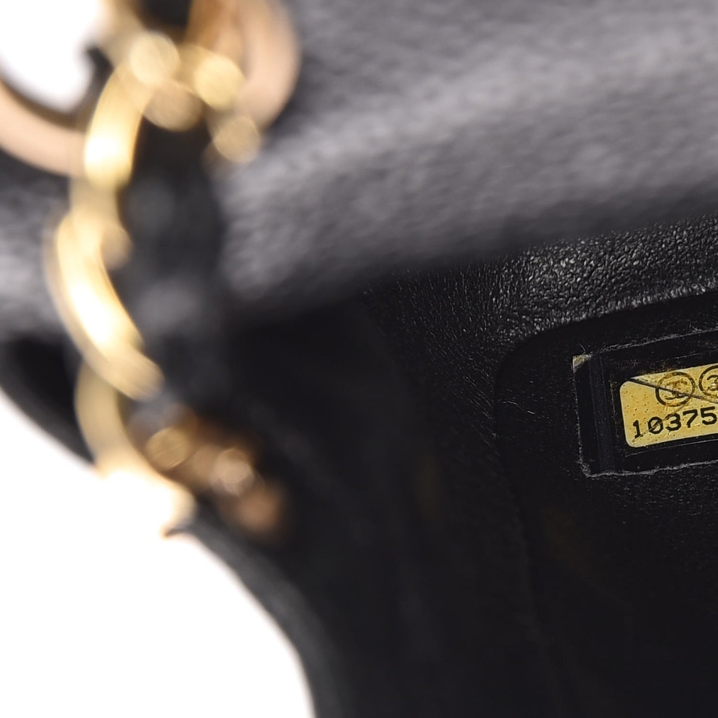 Caviar Quilted Mini Square Flap Black