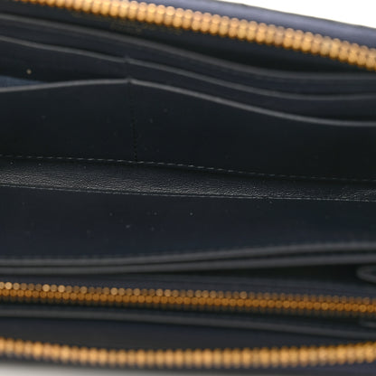 Christian Dior Oblique 30 Montaigne Zip Around Wallet Blue 5 of 10