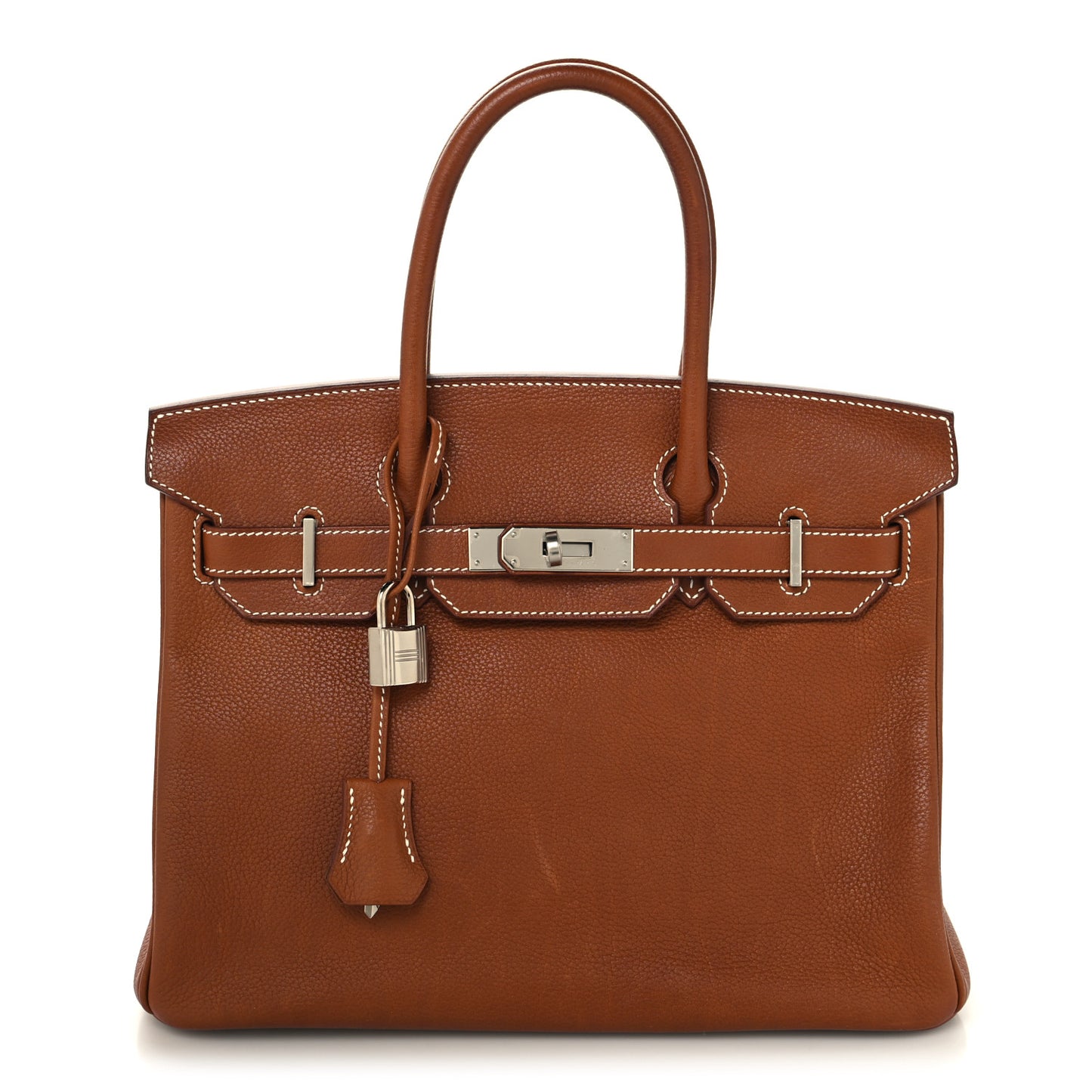 Natural Barenia Faubourg Birkin 30 Fauve