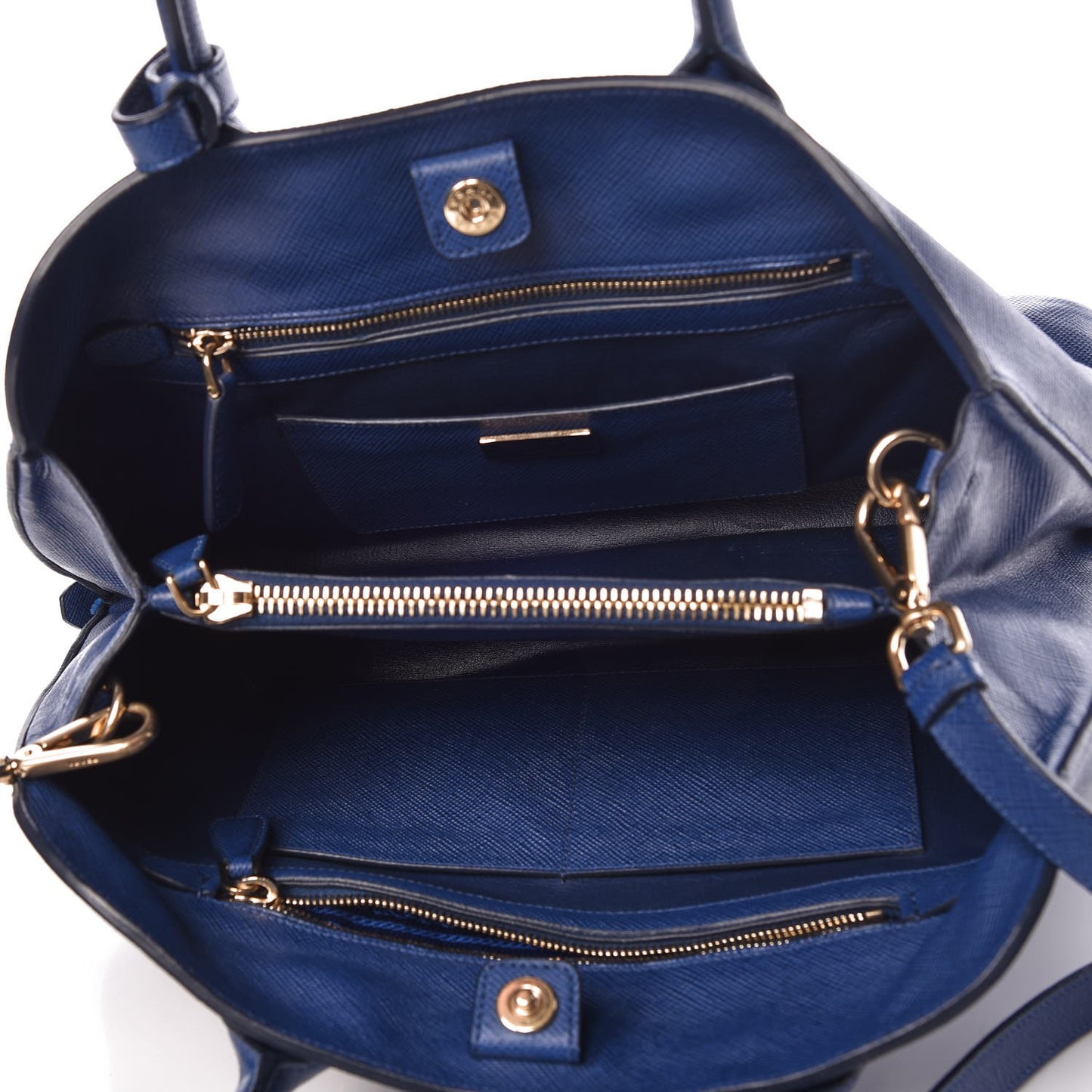 Saffiano Cuir Open Promenade Tote Bluette
