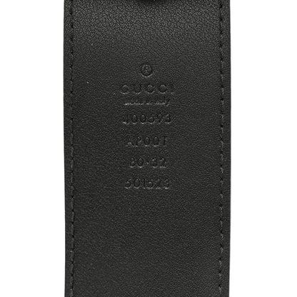 Gucci Calfskin Double G 40mm Belt 80 32 Black 4 of 6