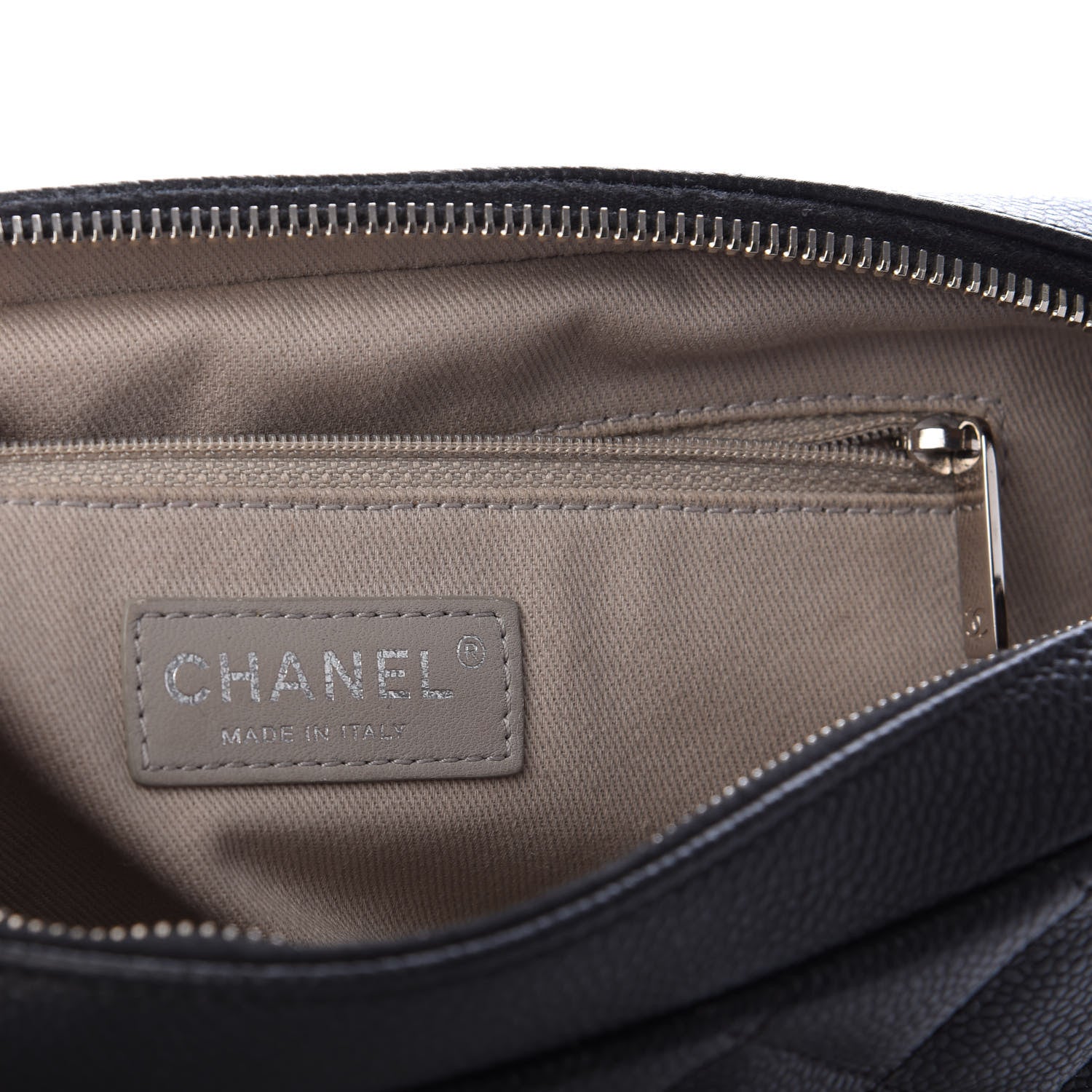 Chanel Caviar Quilted Medium Easy Flap Black 6 of 10
