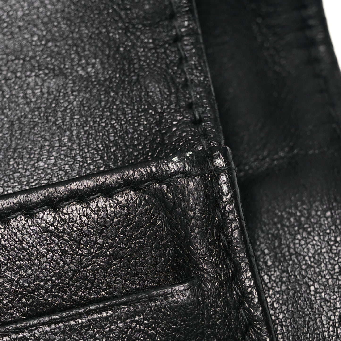 Caviar Timeless CC Compact French Wallet Black