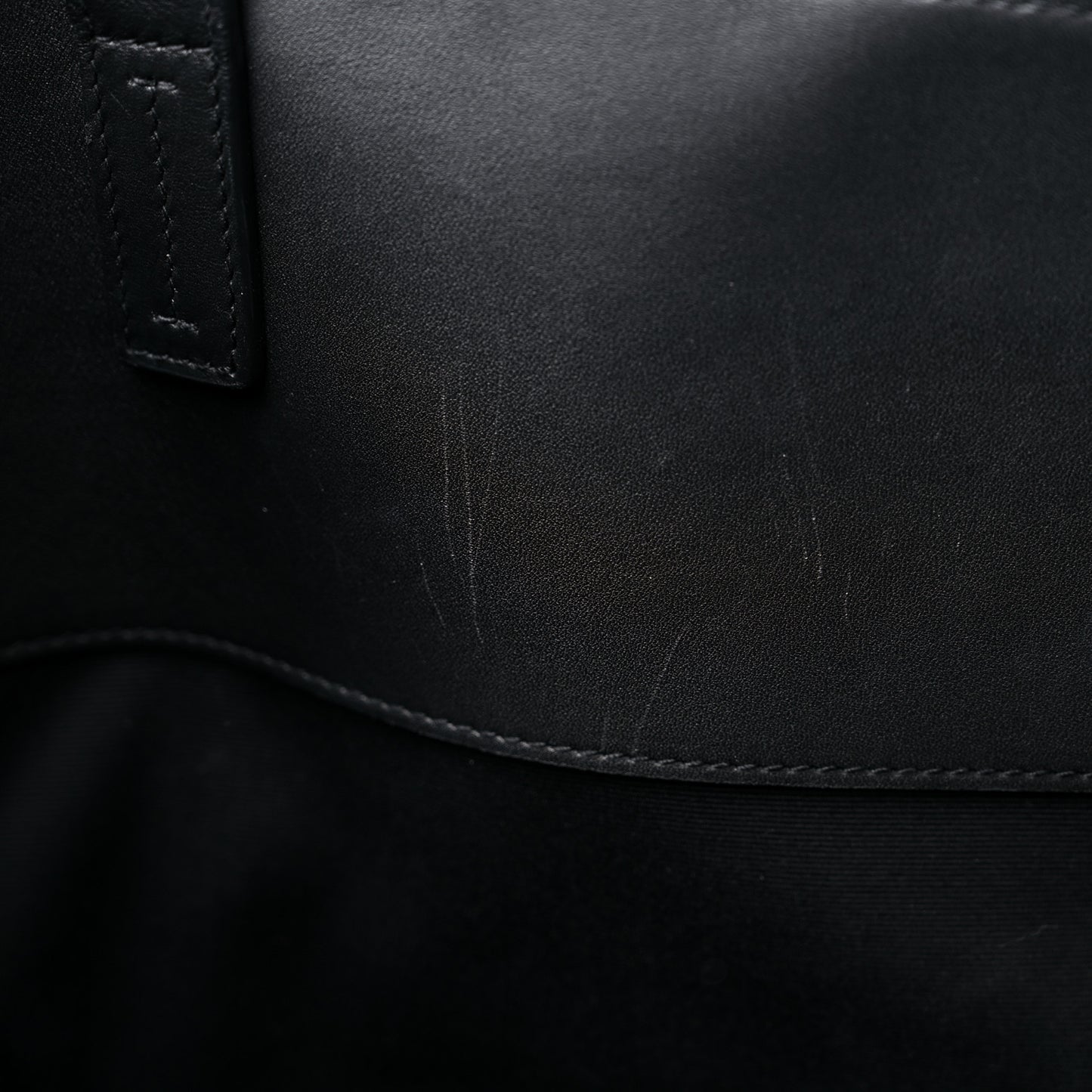 Calfskin Large Manhattan Shopper Tote Black