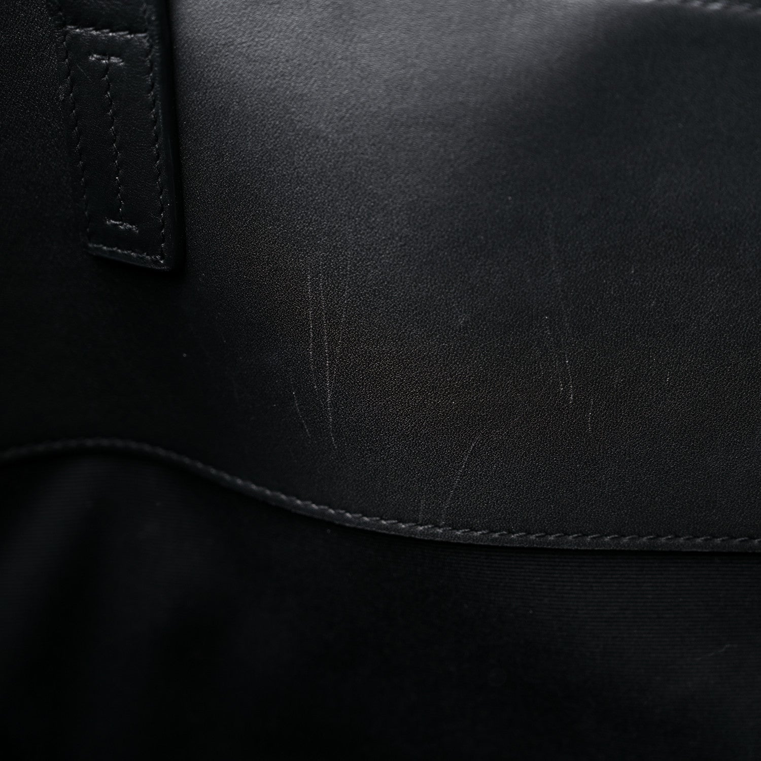 Saint Laurent Calfskin Large Manhattan Shopper Tote Black 12 of 14