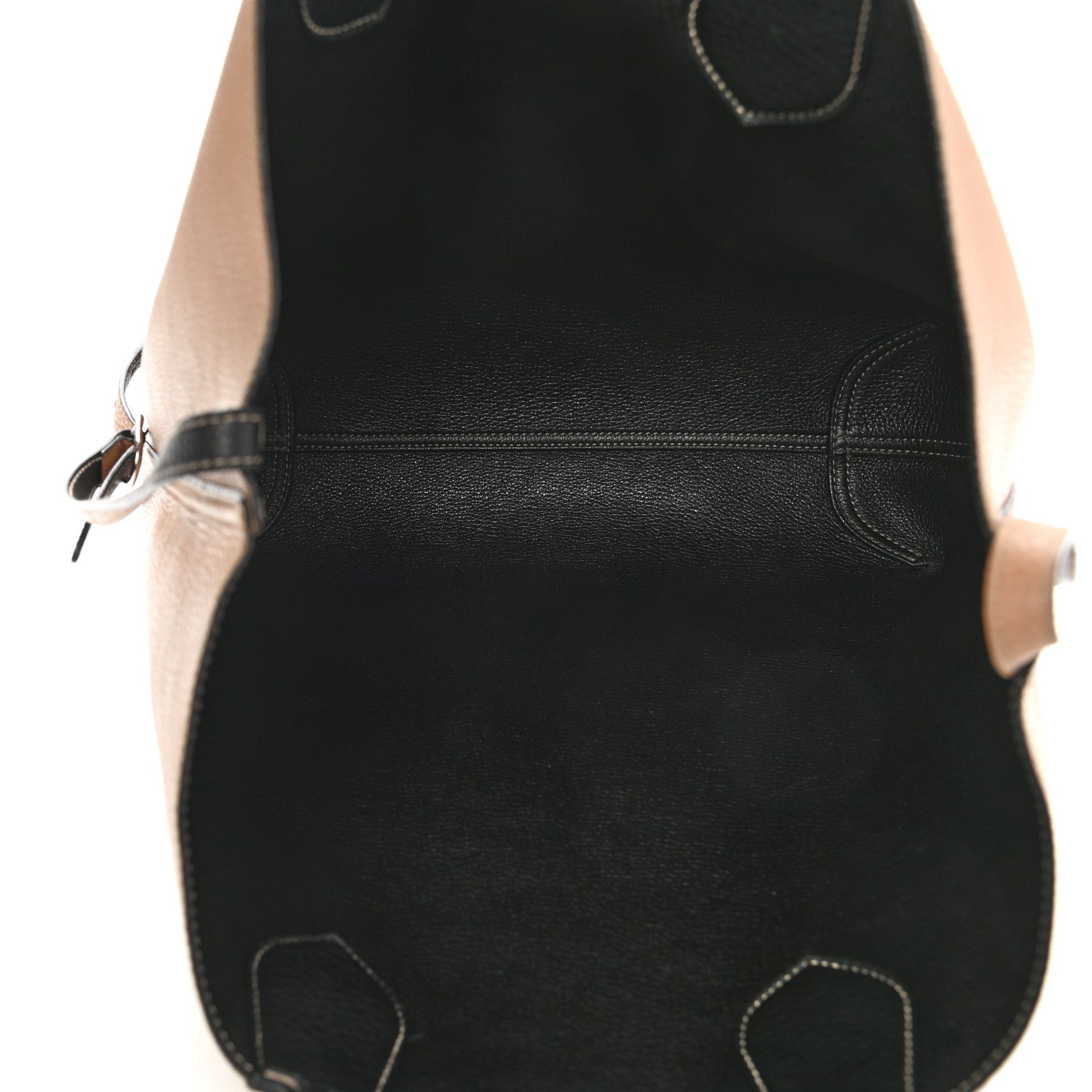 Gucci Cellarius Calfskin Bi-Color Medium Ramble Reversible Tote Black Camelia 8 of 21