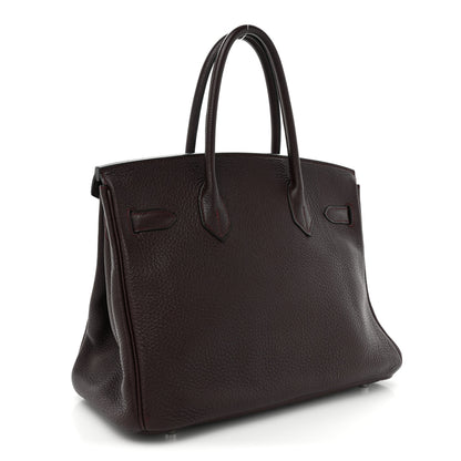 Hermes Taurillon Clemence Birkin 30 Prune 3 of 16